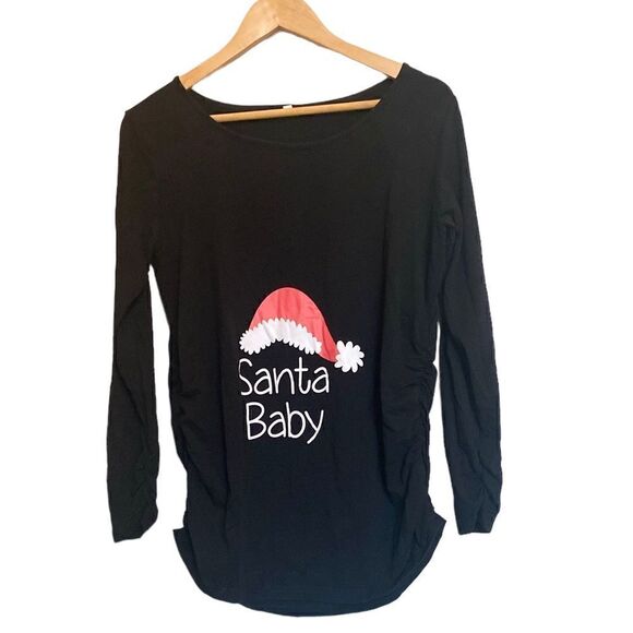 Christmas and Holiday Maternity Tops Size Large - Picture 2 of 10